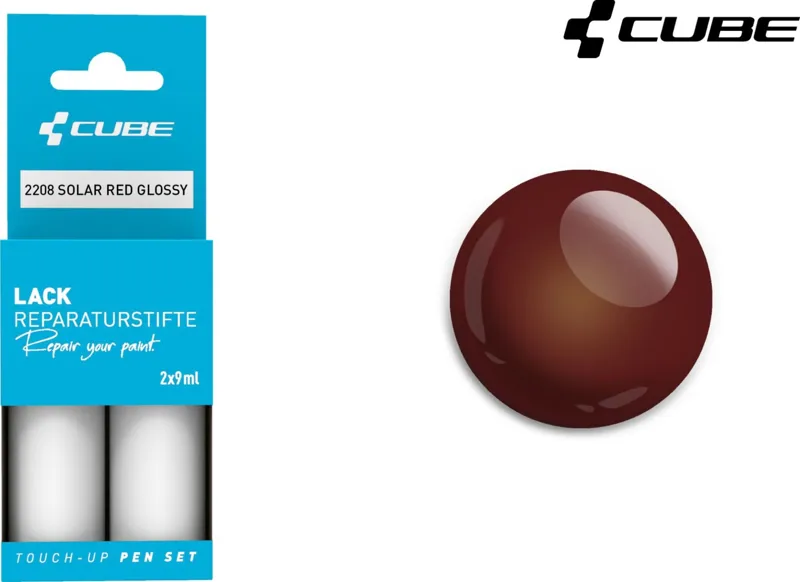 Cube Touch Up Paint Pen Set - Solar Red 2208